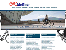 Tablet Screenshot of fahrrad-meissner.com